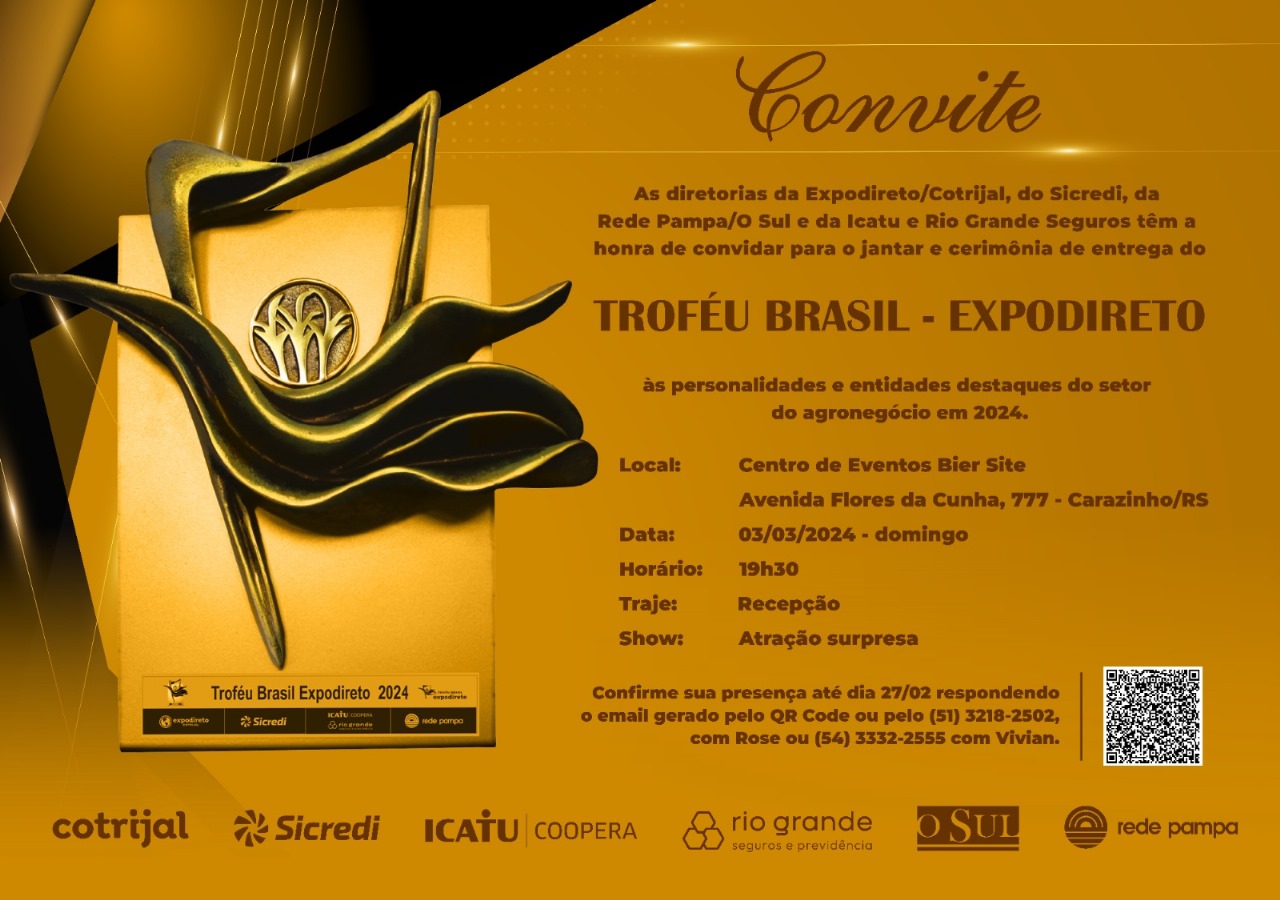 Presidente da Coprel será premiado com Troféu Brasil