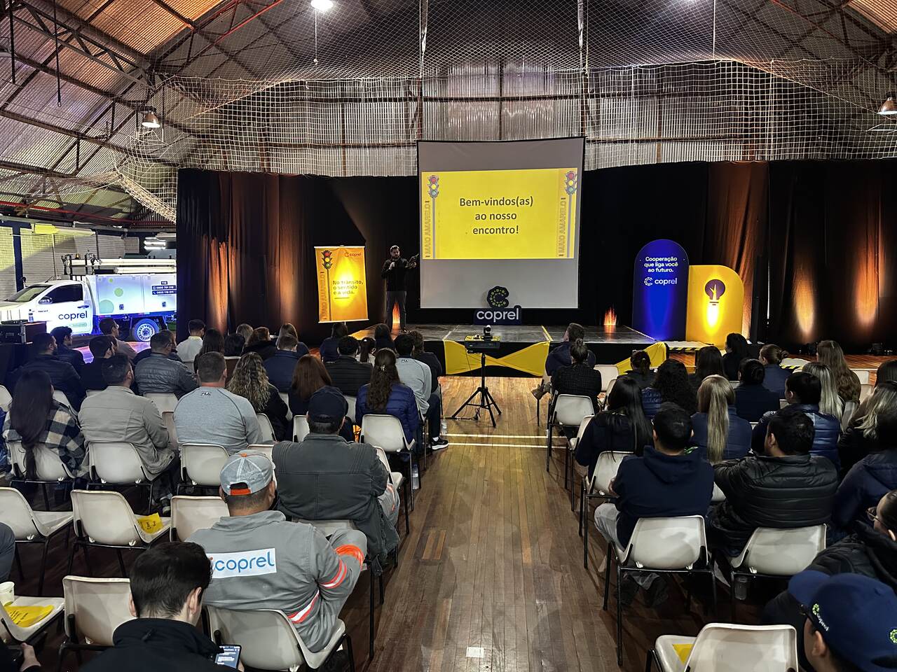 Coprel realiza evento do Maio Amarelo com foco na responsabilidade e na vida
