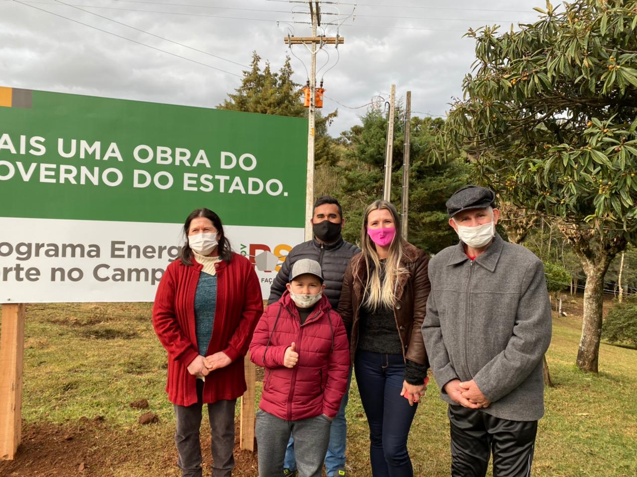 Família de seu Adelino Vancini foi uma das beneficiadas