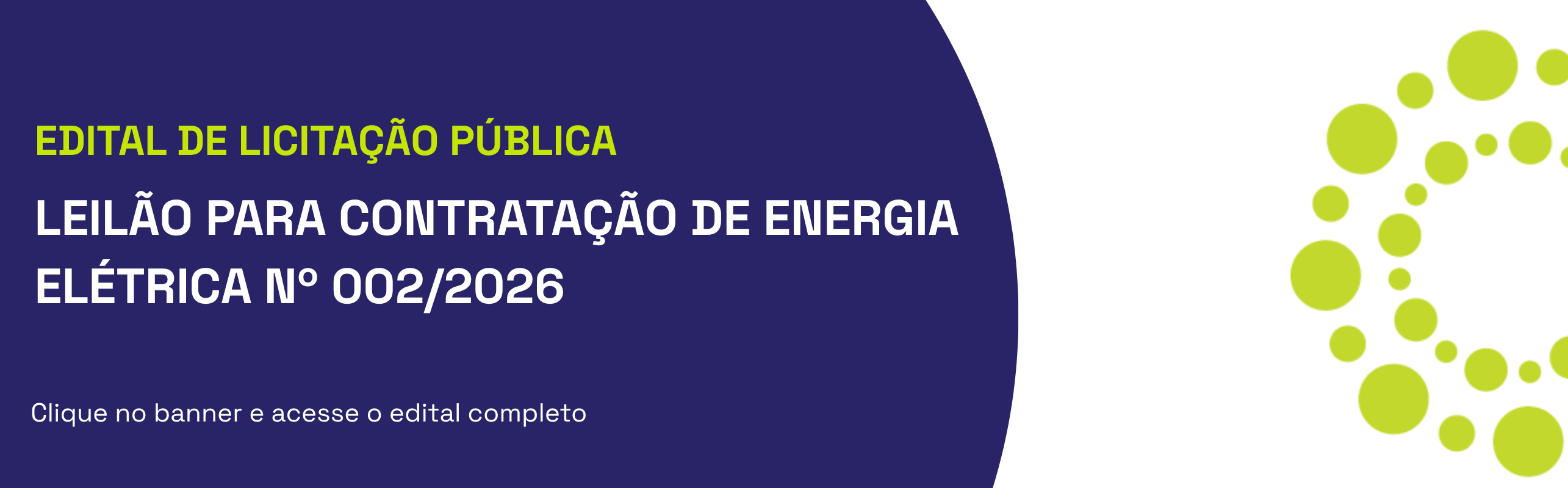 Edital Leilão Energia 