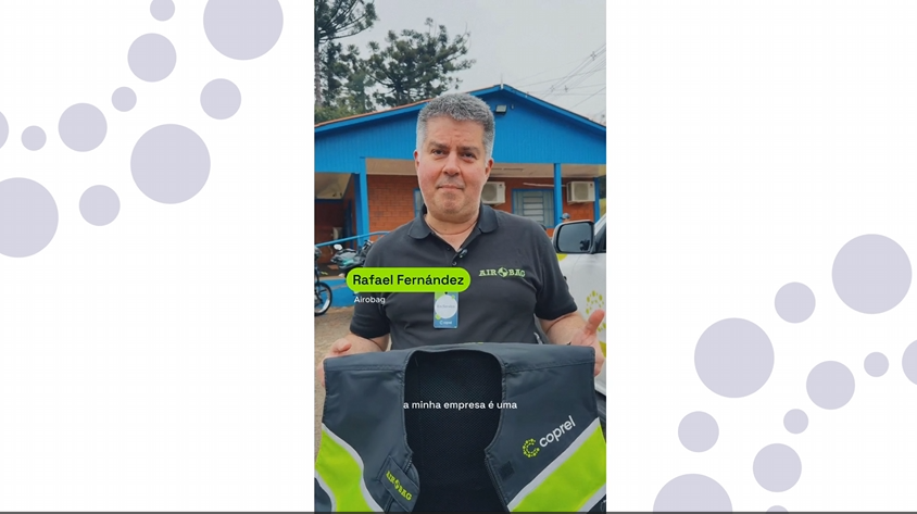 Coprel implanta tecnologia inédita no Brasil para proteger leituristas motociclistas