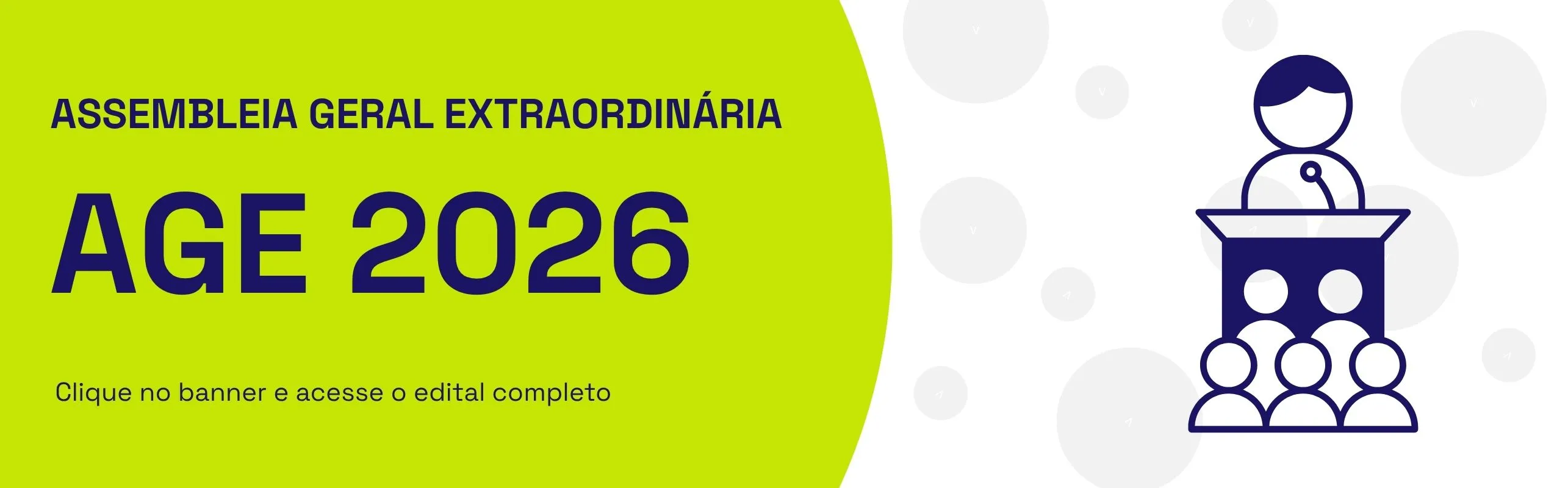Assembleia Geral Extraordinária 2026
