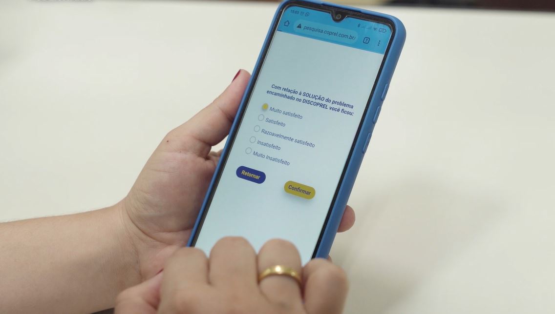 Coprel aprimora serviços e pesquisa de satisfação é enviada de forma digital