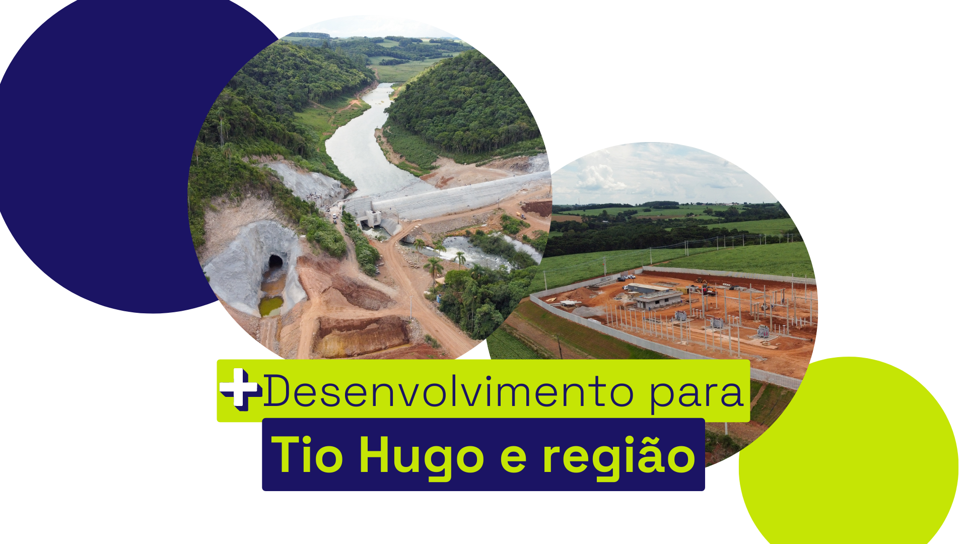 Coprel investe na região de Tio Hugo com a construção de usina hidrelétrica e subestações de energia