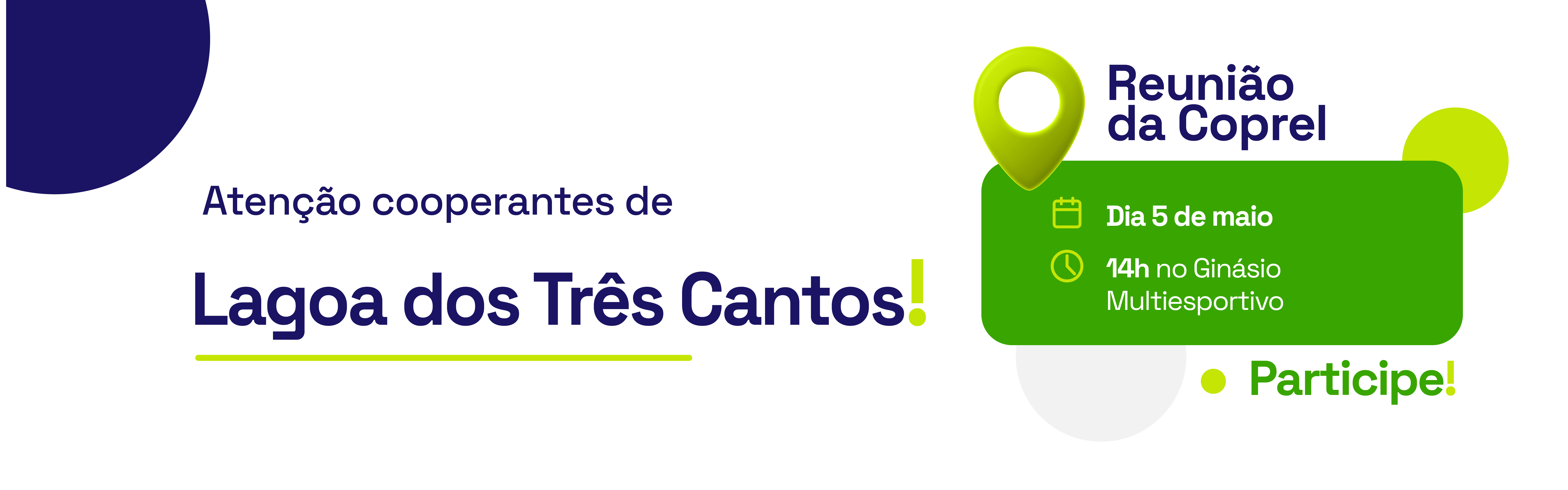 Reunião Lagoa dos Três Cantos 