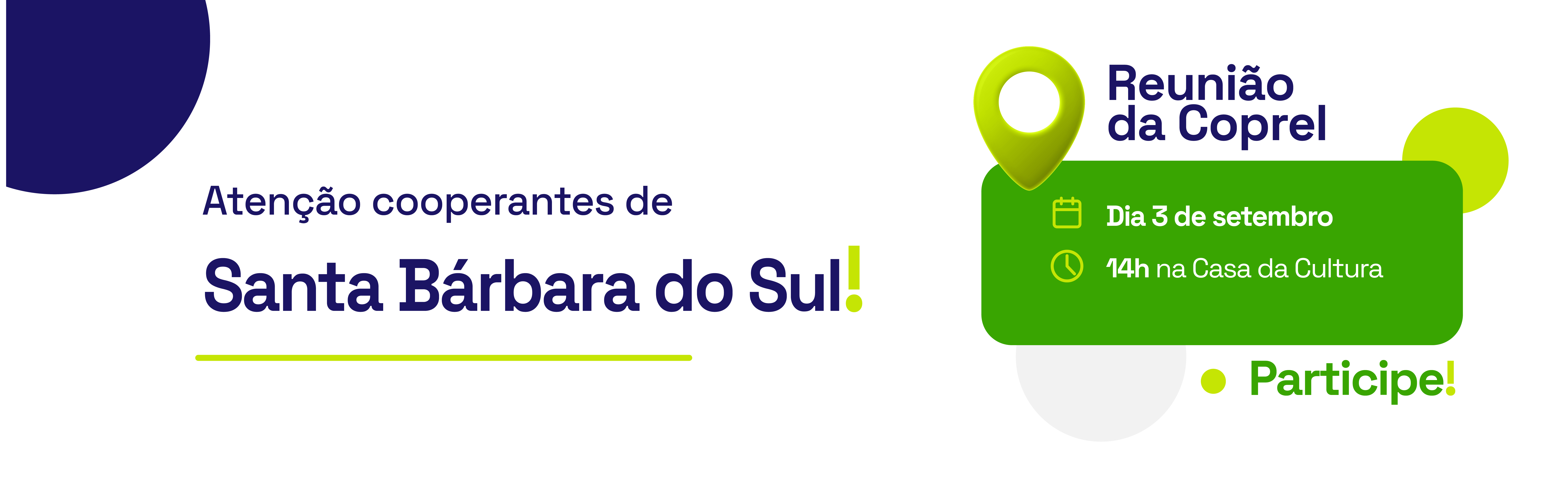 Reunião Sta Bárbara